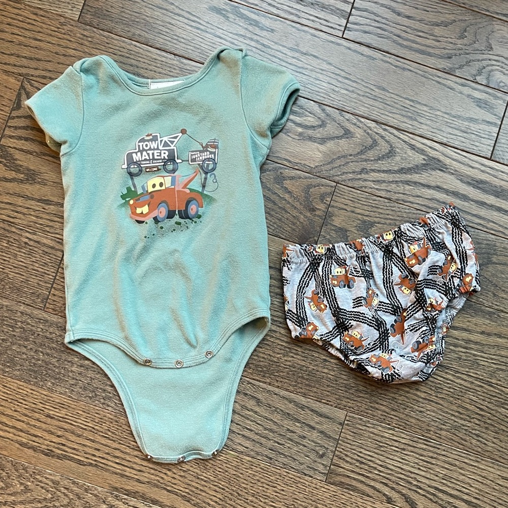 Disney Parks Carsland Pixar Cars Mater One Piece Set | Size 18M
